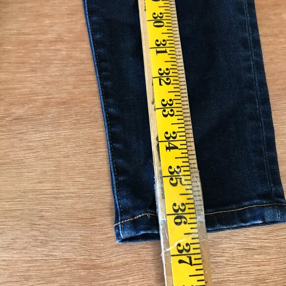 Madewell 9" High Rise Skinny Jeans Women 28 Blue Medium Wash Stretch Preppy - Picture 6 of 13